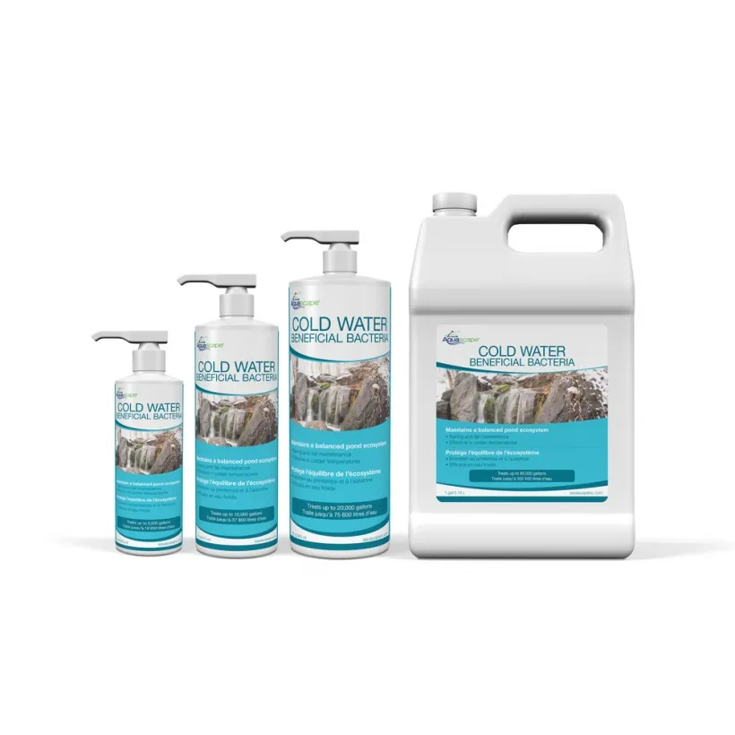 Aquascape Cold Water Beneficial Bacteria to help with the Pond Nitrogen Cycle